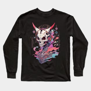 Anime Cyber demon Long Sleeve T-Shirt